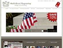 Tablet Screenshot of blazercrests.com